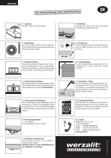 PDF | terraza Profil - Werzalit AG + Co. KG