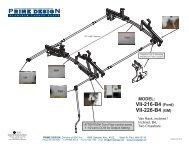 Prime Design Rotation Rack Product Sheet - Stonebrooke Equipment