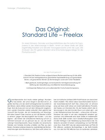 Das original: Standard Life â freelax - ITA