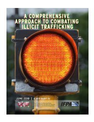 A Comprehensive Approach to Combating Illicit Trafficking - IFPA