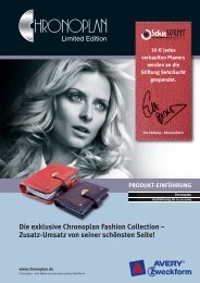 Die exklusive Chronoplan Fashion Collection – Zusatz-Umsatz von ...