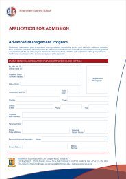 Advanced Management Program Application Form - Strathmore ...