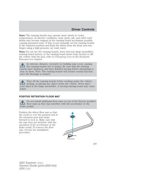 Descargue una muestra del manual del conductor para el Explorer ...