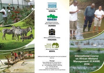 International Course on African Wetland Management (ICAWM) 2010