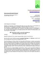 Deutsche Justiz-Gewerkschaft âWir versprechen ... - DJG Brandenburg