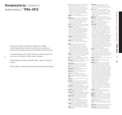 Indeks Wj Warszawska Jesien