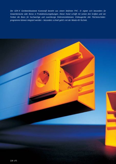 LFS. GEK-K GerÃ¤teeinbaukanal Kunststoff-Systeme ... - DeTech-Shop