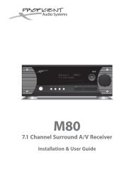 m80 manual - Proficient Audio Systems