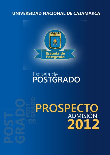 PROSPECTO LISTO.1.1 - Escuela de Postgrado de la Universidad ...