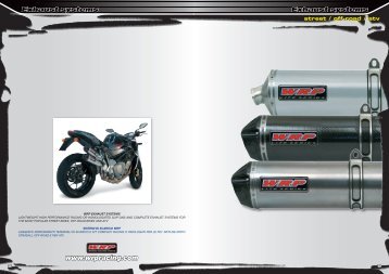 Exhaust systems Exhaust systems www.wrpracing ... - MotoXSPEED