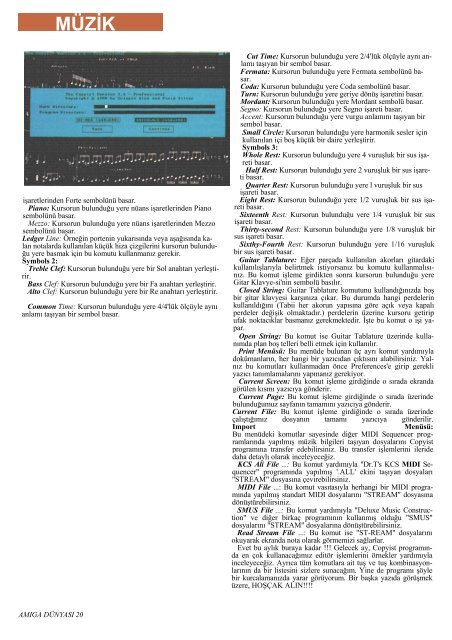 Amiga Dunyasi - Sayi 19 (Aralik 1991).pdf - Retro Dergi