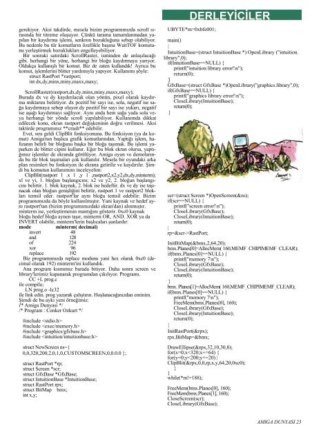 Amiga Dunyasi - Sayi 19 (Aralik 1991).pdf - Retro Dergi