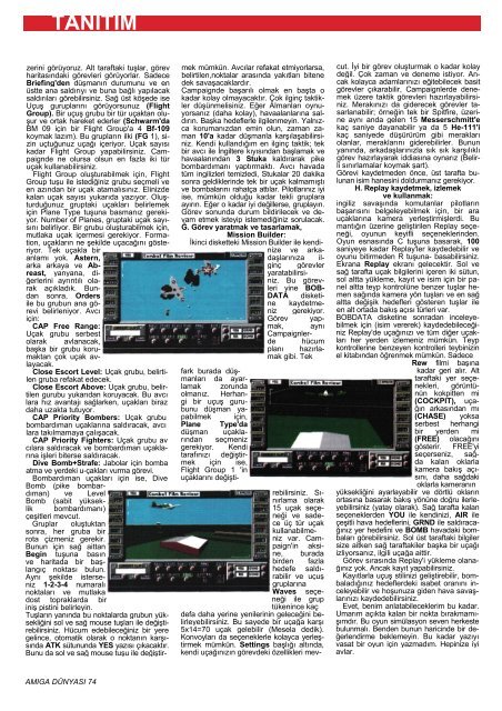 Amiga Dunyasi - Sayi 19 (Aralik 1991).pdf - Retro Dergi