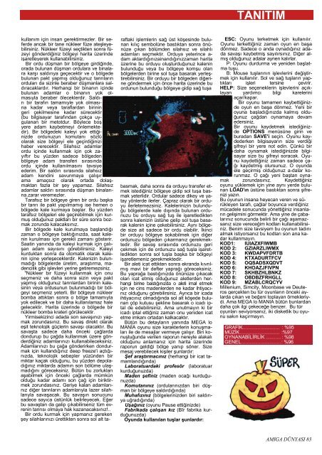 Amiga Dunyasi - Sayi 19 (Aralik 1991).pdf - Retro Dergi