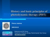 History and basic principles of photodynamic therapy