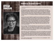 Patricia Sowell Harris - South Carolina African American History ...