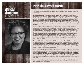 Patricia Sowell Harris - South Carolina African American History ...
