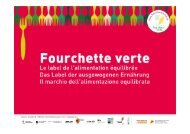 Présentation Fourchette verte Suisse