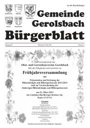 2013 - Gerolsbach