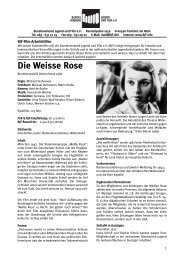 Die weisse Rose.qxd - BJF-Clubfilmothek