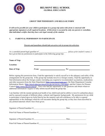 (Must be filled out completely, signed, and unaltered for child to ...