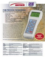 F100 PRECISION THERMOMETER - Isotech North America