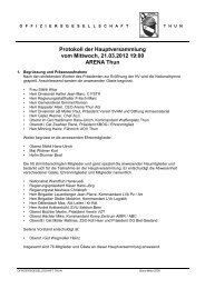 Protokoll HV 2012 - OG Thun