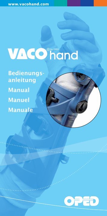 Bedienungs- anleitung Manual Manuel Manuale - VACOÂ®hand