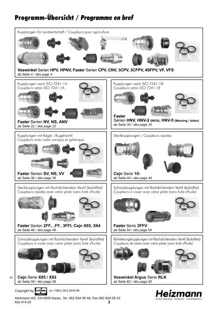 Katalog zum Download PDF 4.61 MB - Heizmann AG