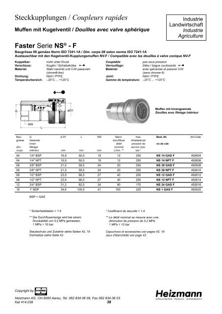 Katalog zum Download PDF 4.61 MB - Heizmann AG