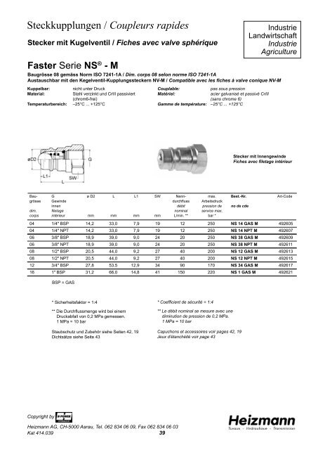 Katalog zum Download PDF 4.61 MB - Heizmann AG