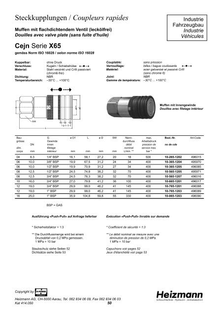 Katalog zum Download PDF 4.61 MB - Heizmann AG