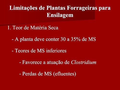 CONSERVAÃƒÂ‡ÃƒÂƒO E UTILIZAÃƒÂ‡ÃƒÂƒO DE FORRAGEM - Unesp