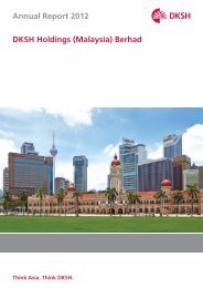 Annual Report 2012 DKSH Holdings (Malaysia) Berhad