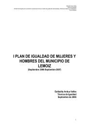 i plan de igualdad de mujeres y hombres del municipio de lemoiz