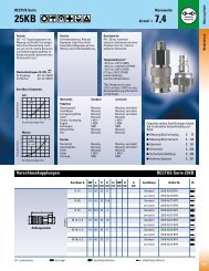 Verschlusskupplungen RECTUS Serie 25KB