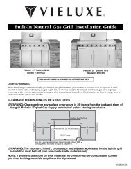 Built-In Natural Gas Grill Installation Guide - Help - Weber