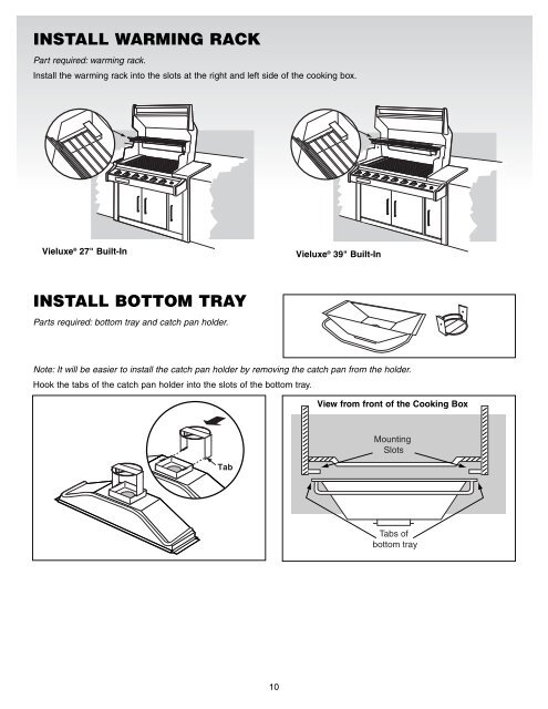 Built-In Natural Gas Grill Installation Guide - Help - Weber