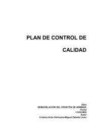 PLAN DE CONTROL DE CALIDAD