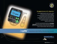 ZepHrâ¢ Impedance/pH Reflux Monitoring System - Sandhill Scientific