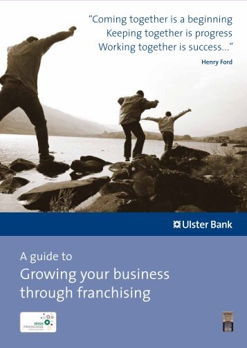 Growing your business through franchising - Ulster Bank