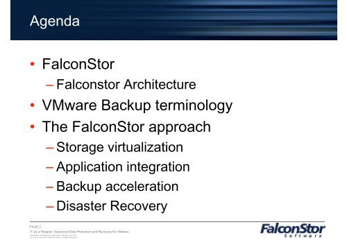 Falconstor Advanced VMware Data Protection - Magirus