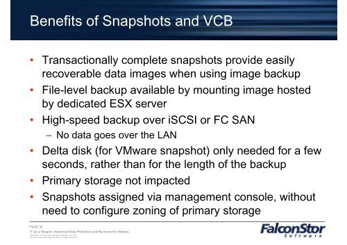 Falconstor Advanced VMware Data Protection - Magirus