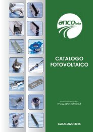 ANCO Italia S.r.l. - Catalogo Fotovoltaico