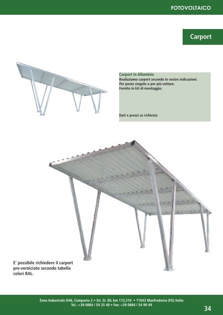 ANCO Italia S.r.l. - Catalogo Fotovoltaico