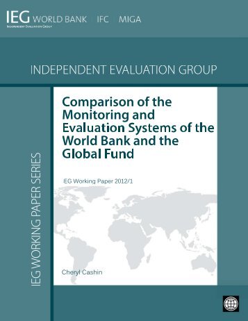 Comparison of the Monitoring and Evaluation Systems ... - World Bank