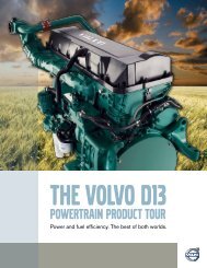 The volvo D13 - Prevost