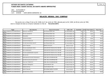 Betha Compras - Prefeitura Municipal de Santo Amaro da Imperatriz