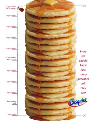 pancakes tall they