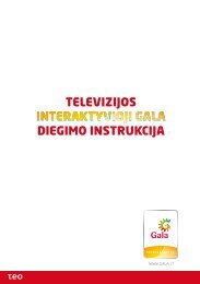 instrukcija - Gala